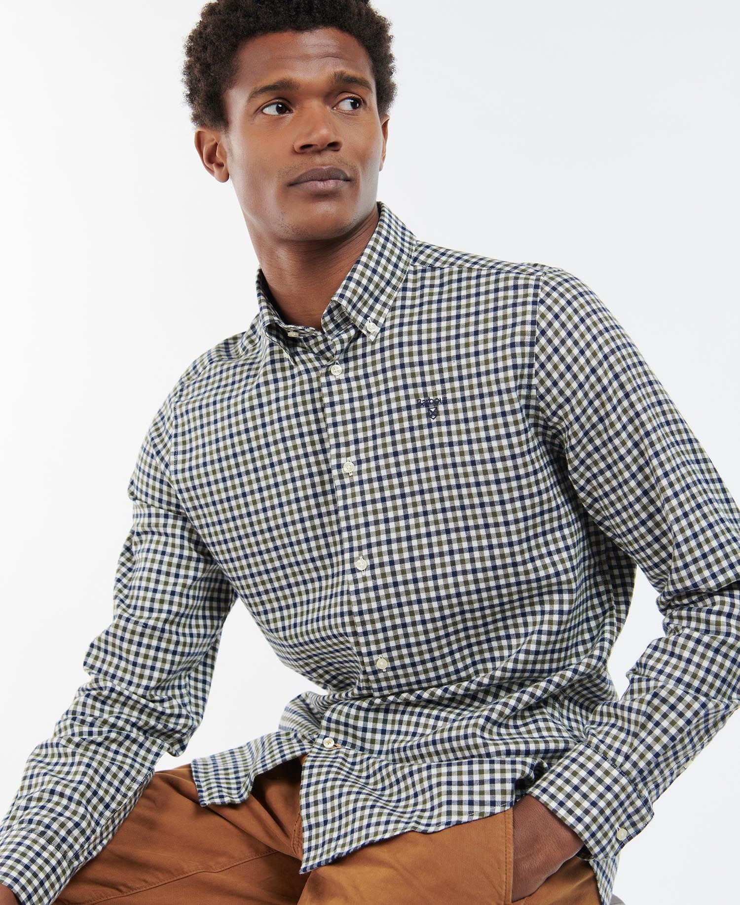 Men's Finkle Tailored Shirt - Olive