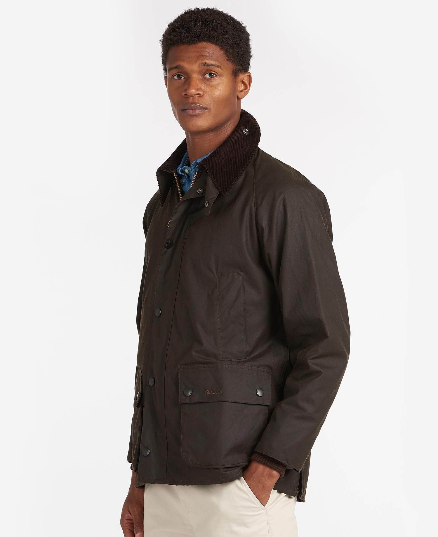 Men's Classic Bedale Wax Jacket - Olive