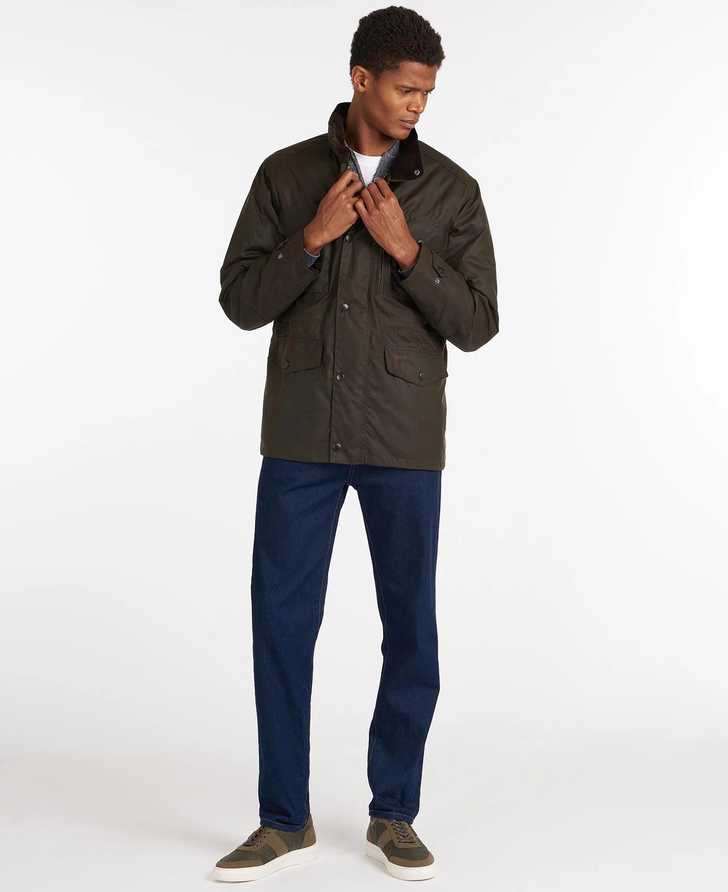 Barbour cartmel clearance wax jacket olive
