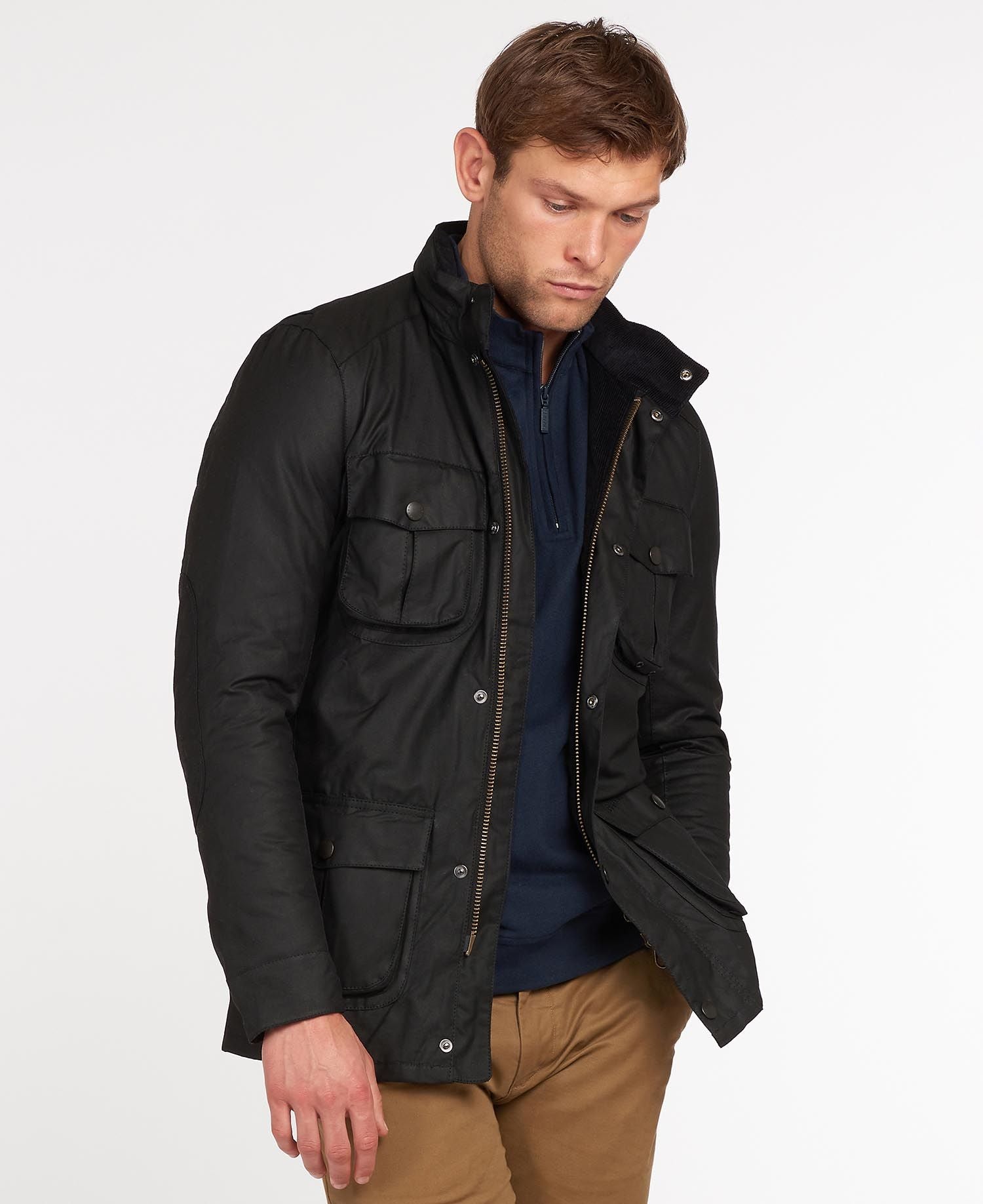 Corbridge Wax Jacket - Black