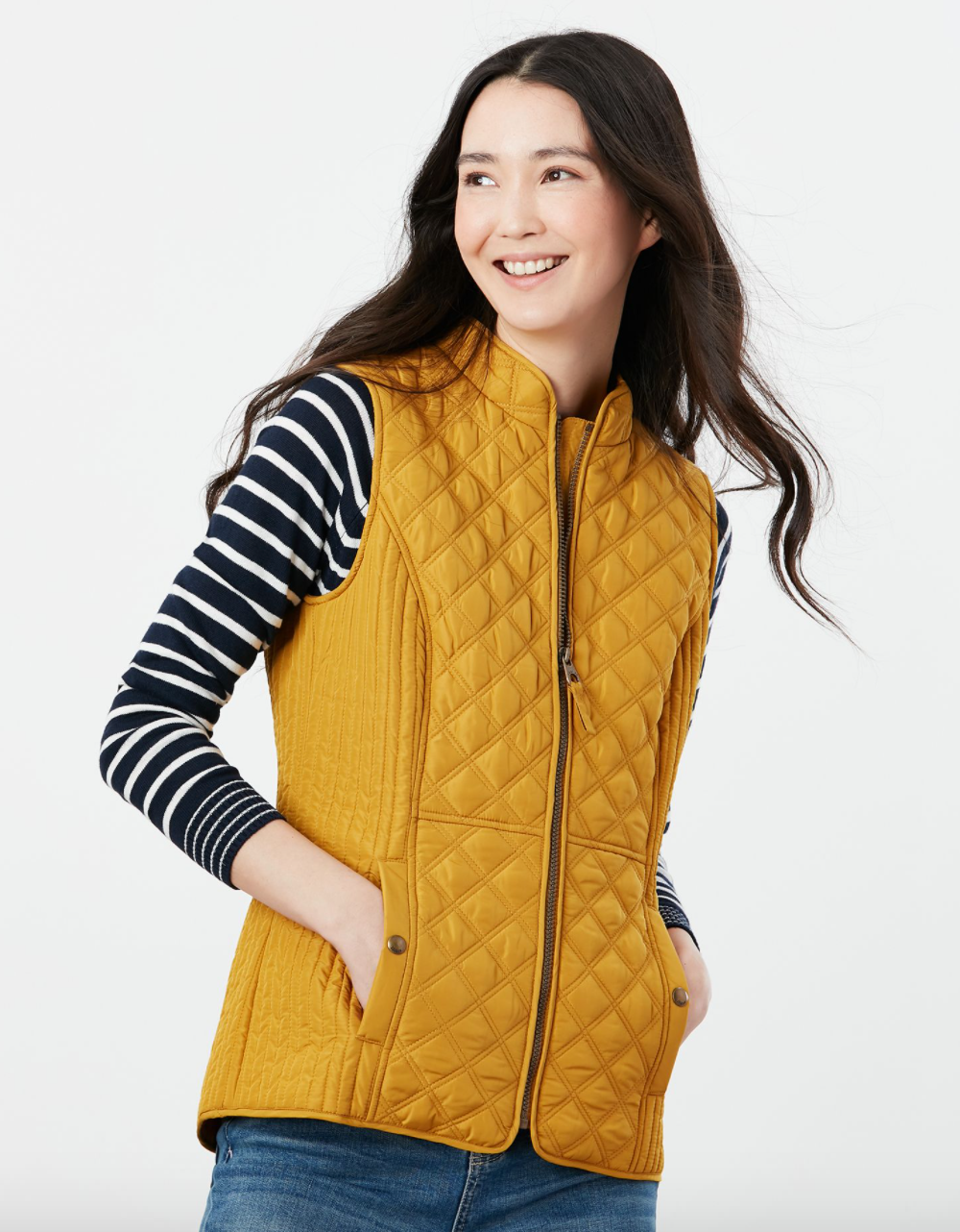 Minx Quilted Gilet - Caramel
