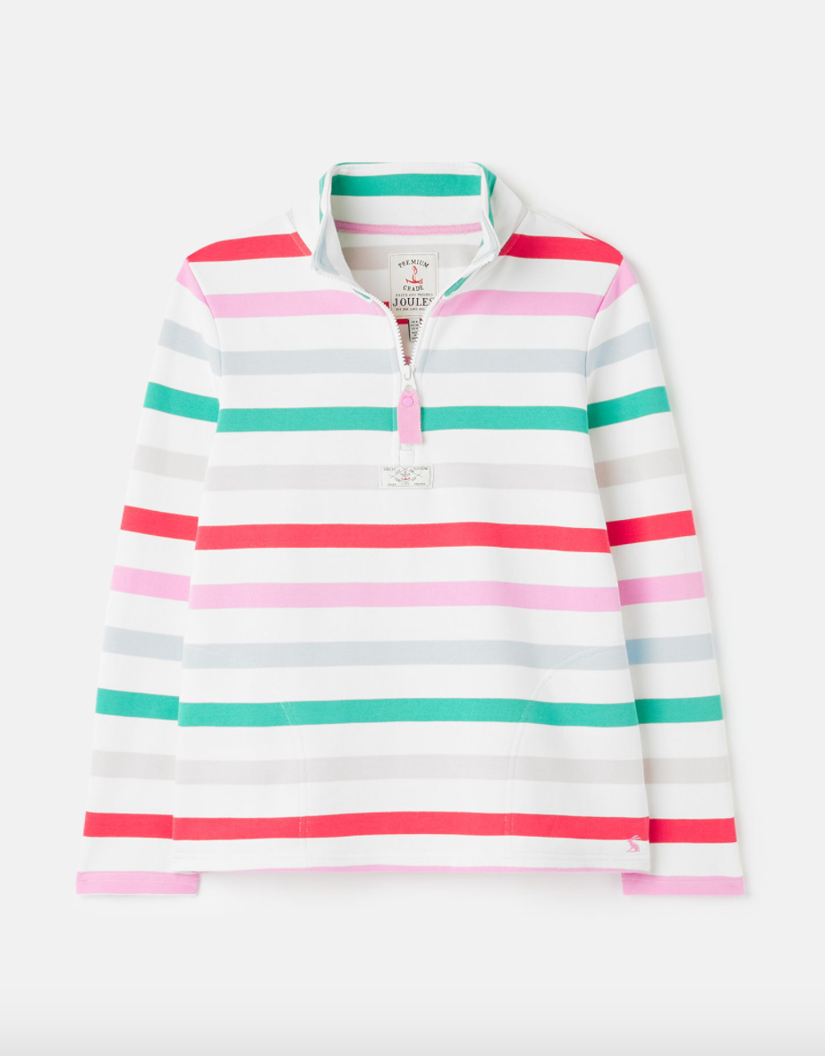 Women's Pip Sweatshirt - Cream Multi Stripe