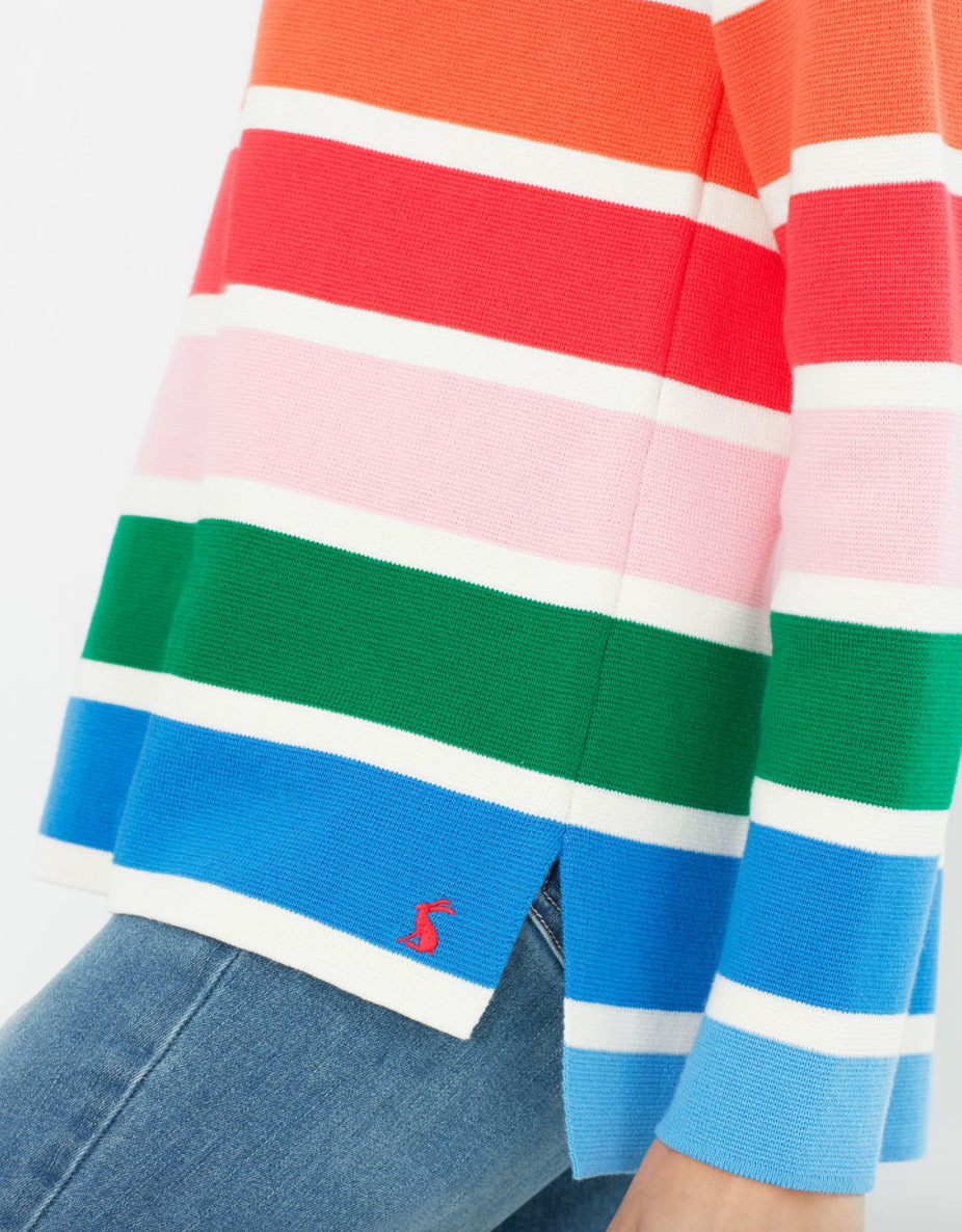 Joules -  Women's Uma Milano stitch Jumper - Multi Stripe