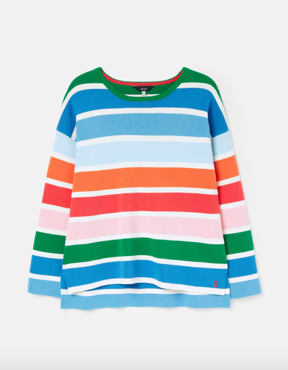 Joules -  Women's Uma Milano stitch Jumper - Multi Stripe