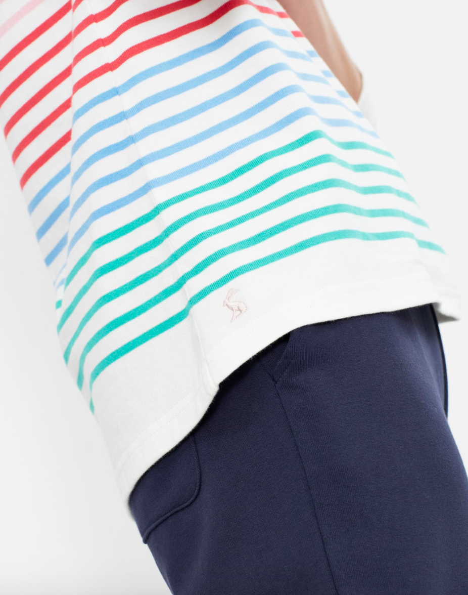 Joules - Women's Harbour Long Sleeve - Multi Colour Stripe