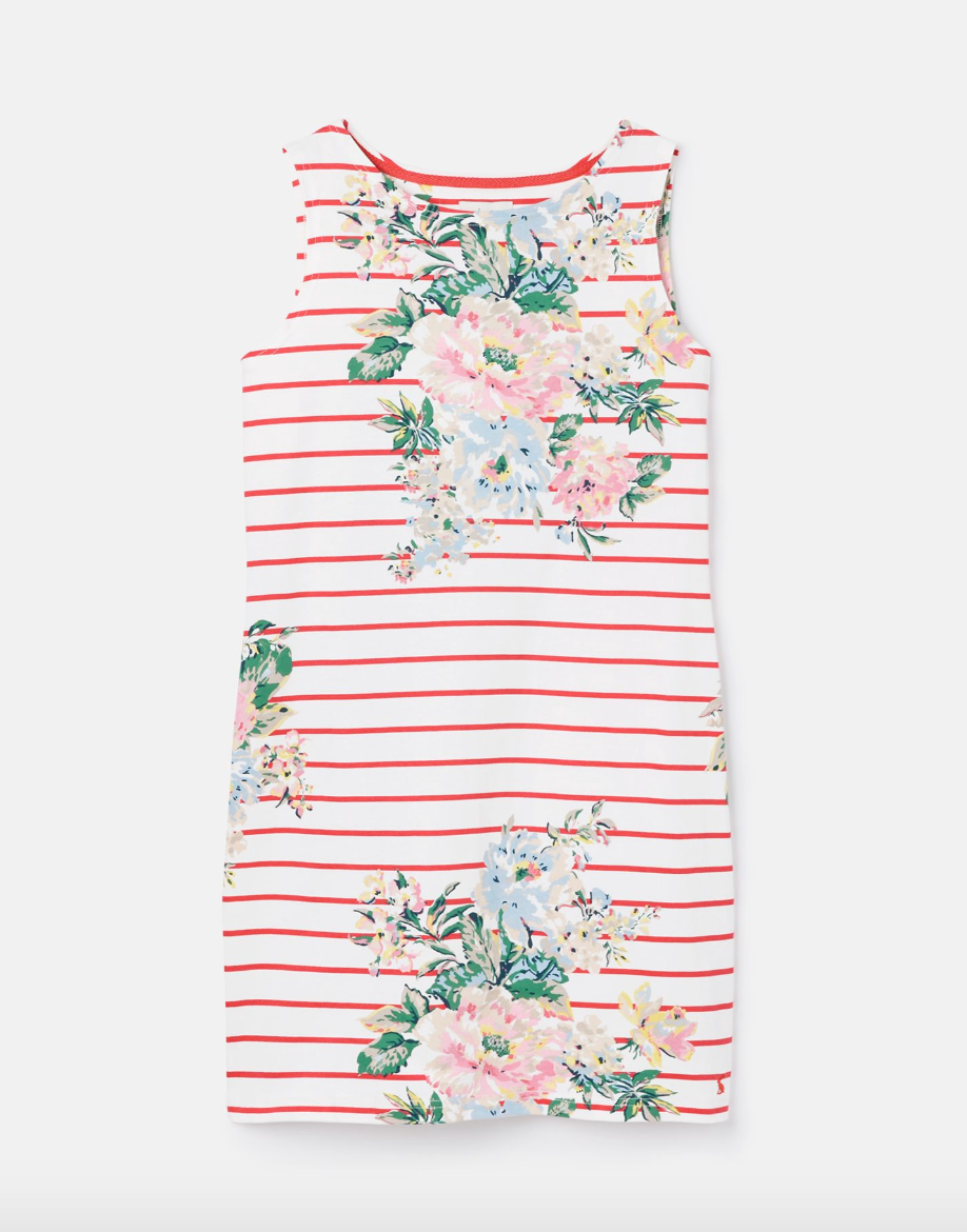 Joules riva print dress on sale