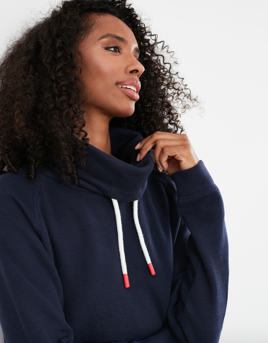 Joules - Women's Nadia Ribbed Sweatshirt - French Navy