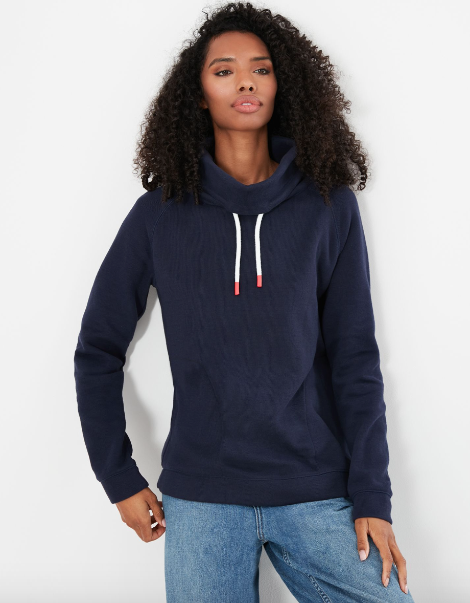 Joules - Women's Nadia Ribbed Sweatshirt - French Navy