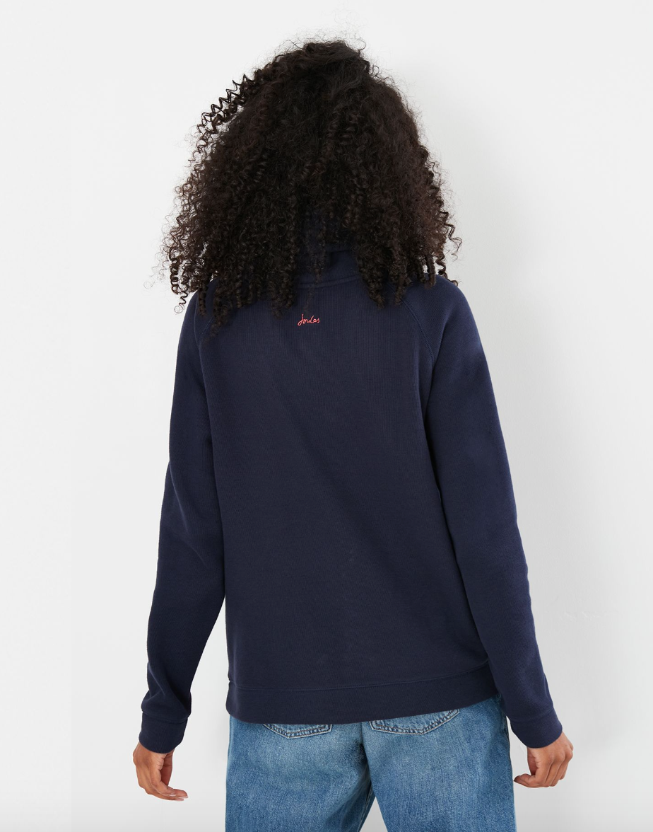 Joules - Women's Nadia Ribbed Sweatshirt - French Navy