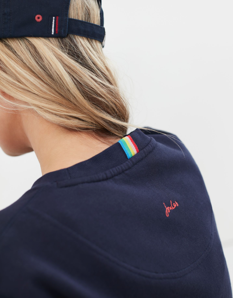 Joules - Women's Monique Crew Neck Sweatshirt - French Navy