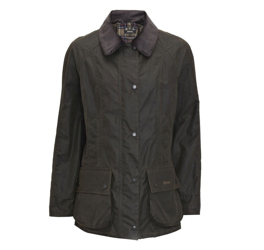 barbour classic beadnell waxed jacket olive