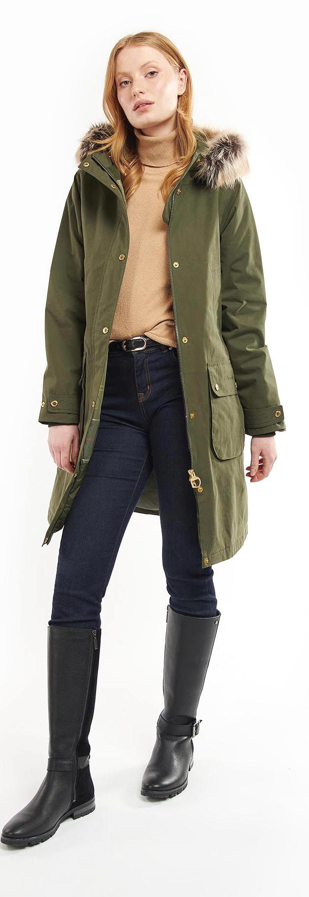 Women's Scarlet Waterproof Jacket - Olive