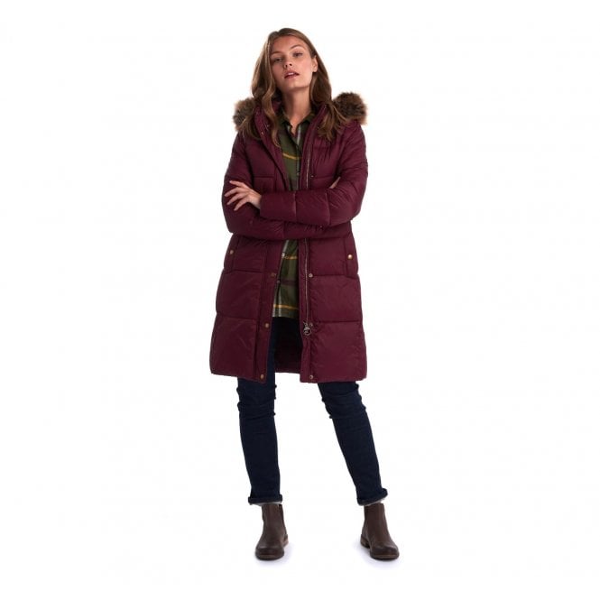 Barbour - Women's Caldbeck Quilted Jacket - Bordeaux