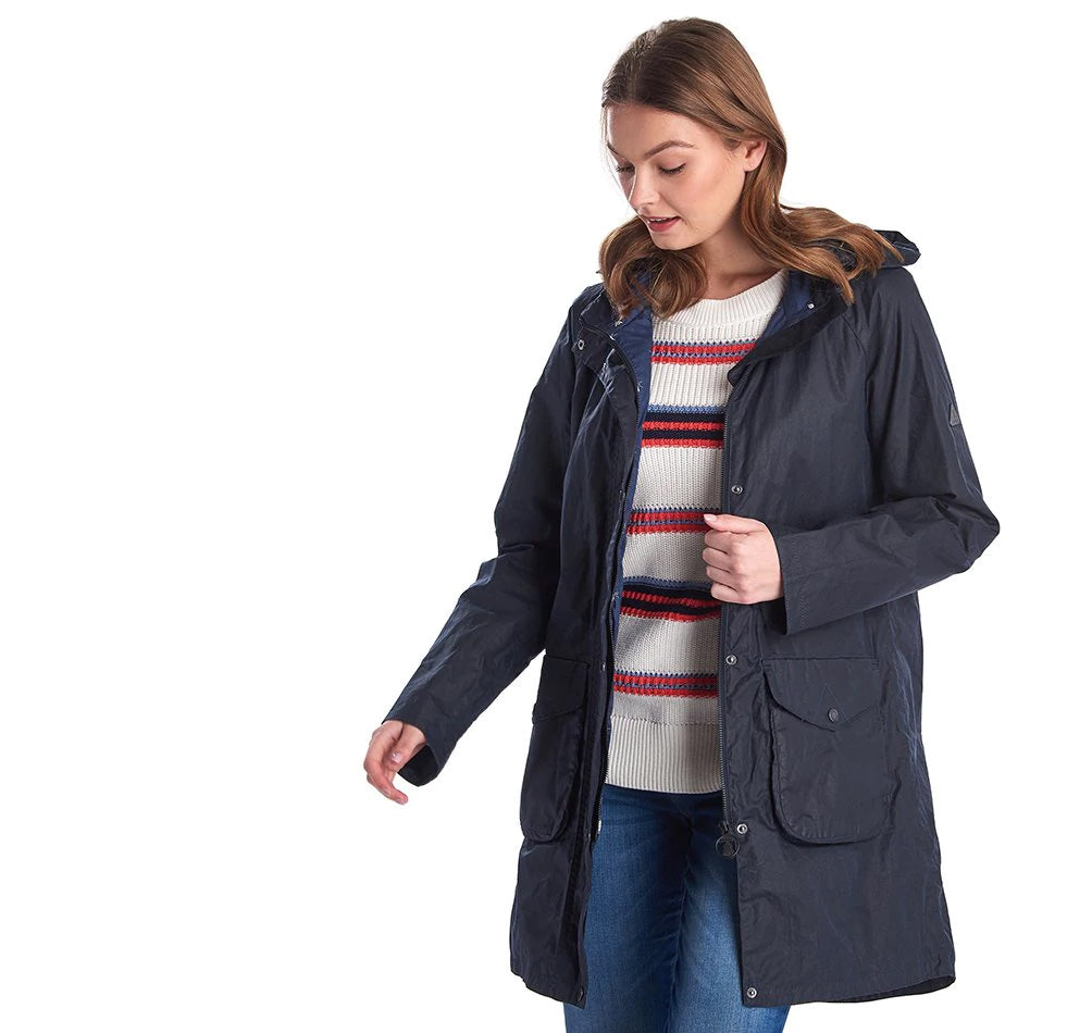 Barbour - Women's Updrift Wax Jacket - Navy