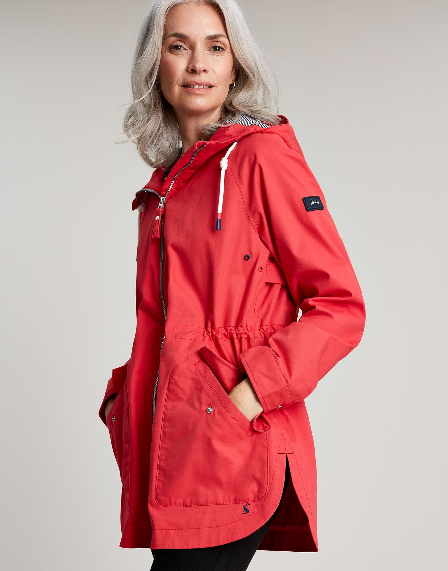 Women's Shoreside Coastal Waterproof Coat - Red