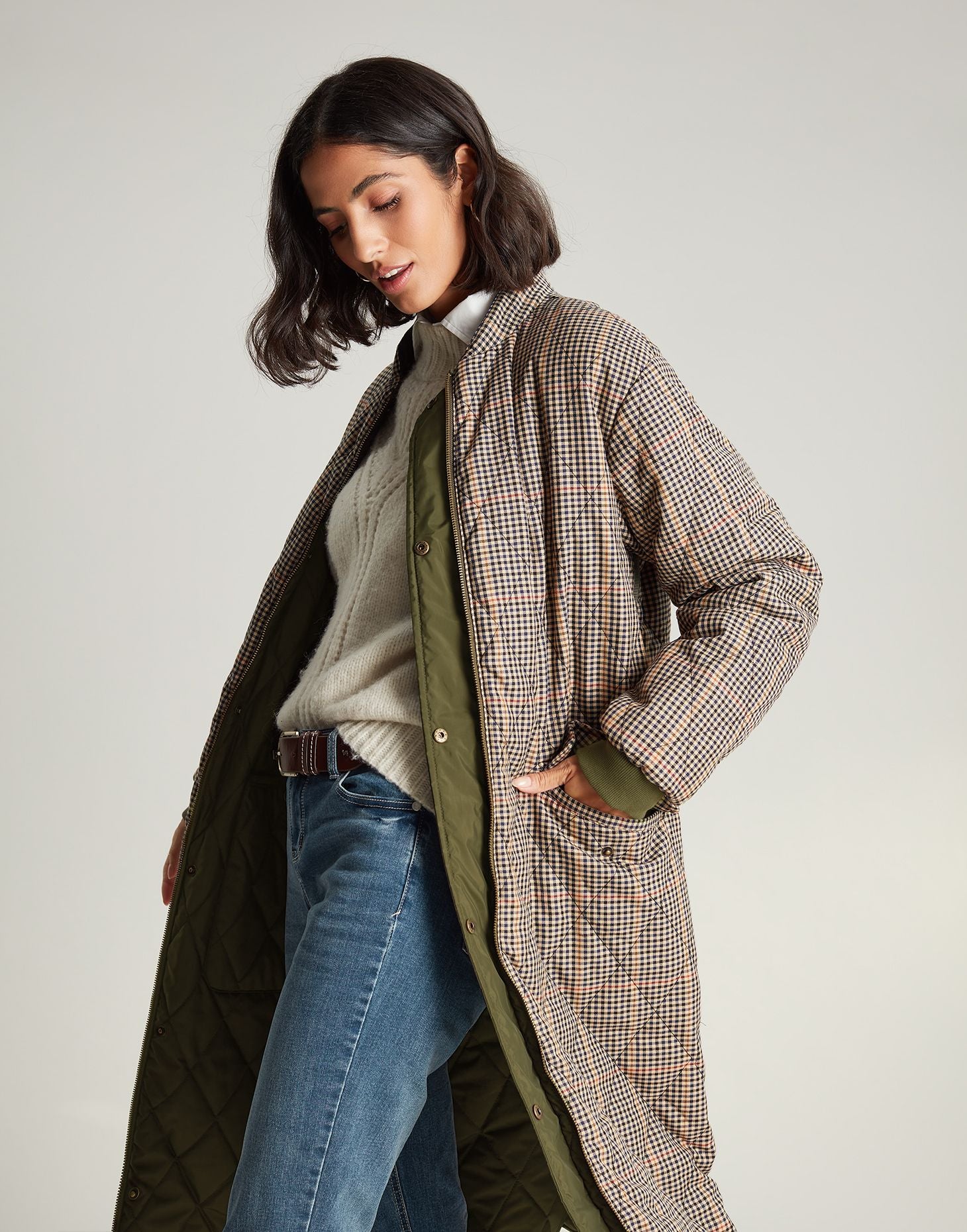 Women's Westmount Reversible Quilted Jacket - Heritage Green