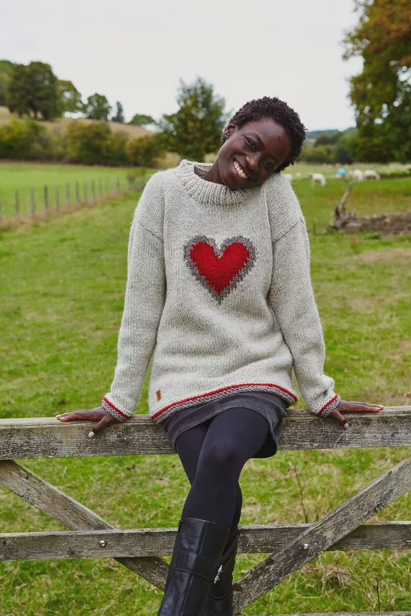 Women's Heart Sweater