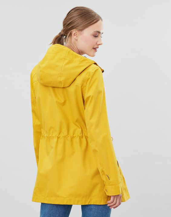 Joules - Women's Shoreside Waterproof Coat - Antique Gold