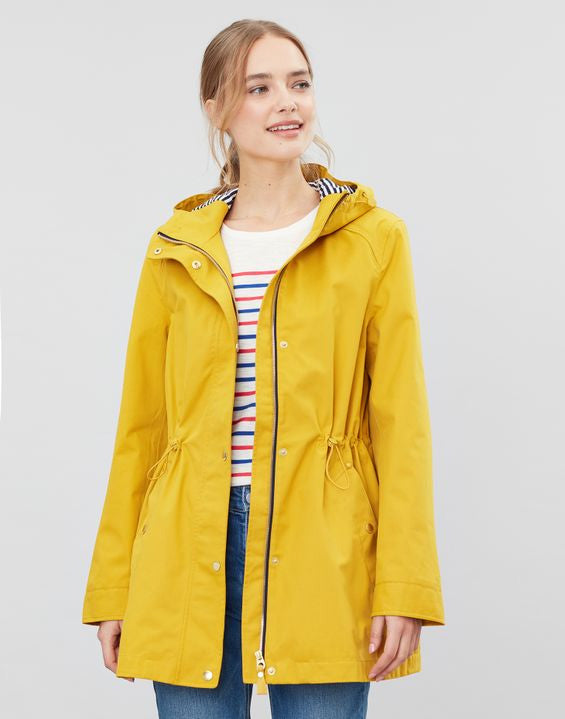 Joules - Women's Shoreside Waterproof Coat - Antique Gold