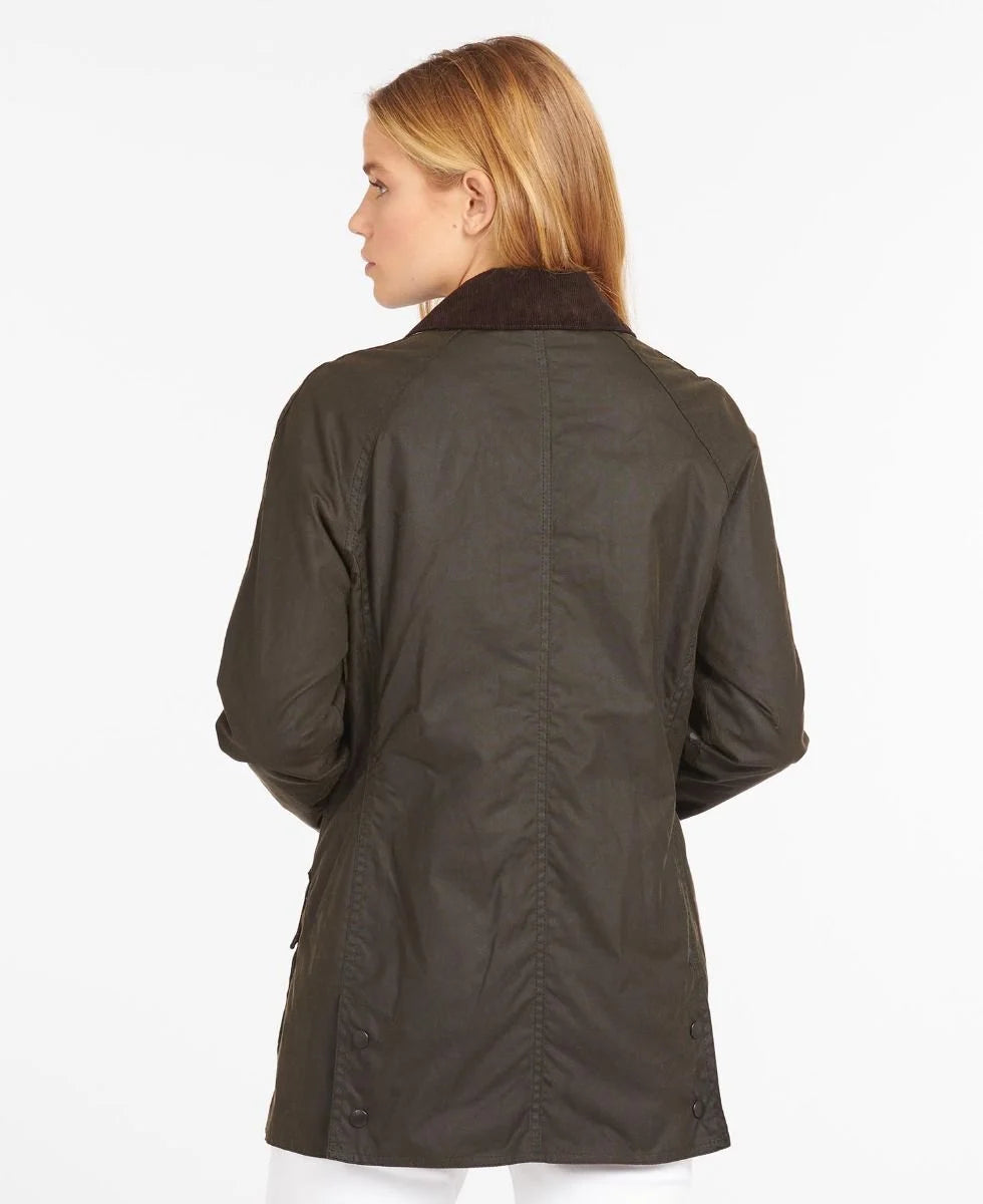 Classic Beadnell Wax Jacket - Olive