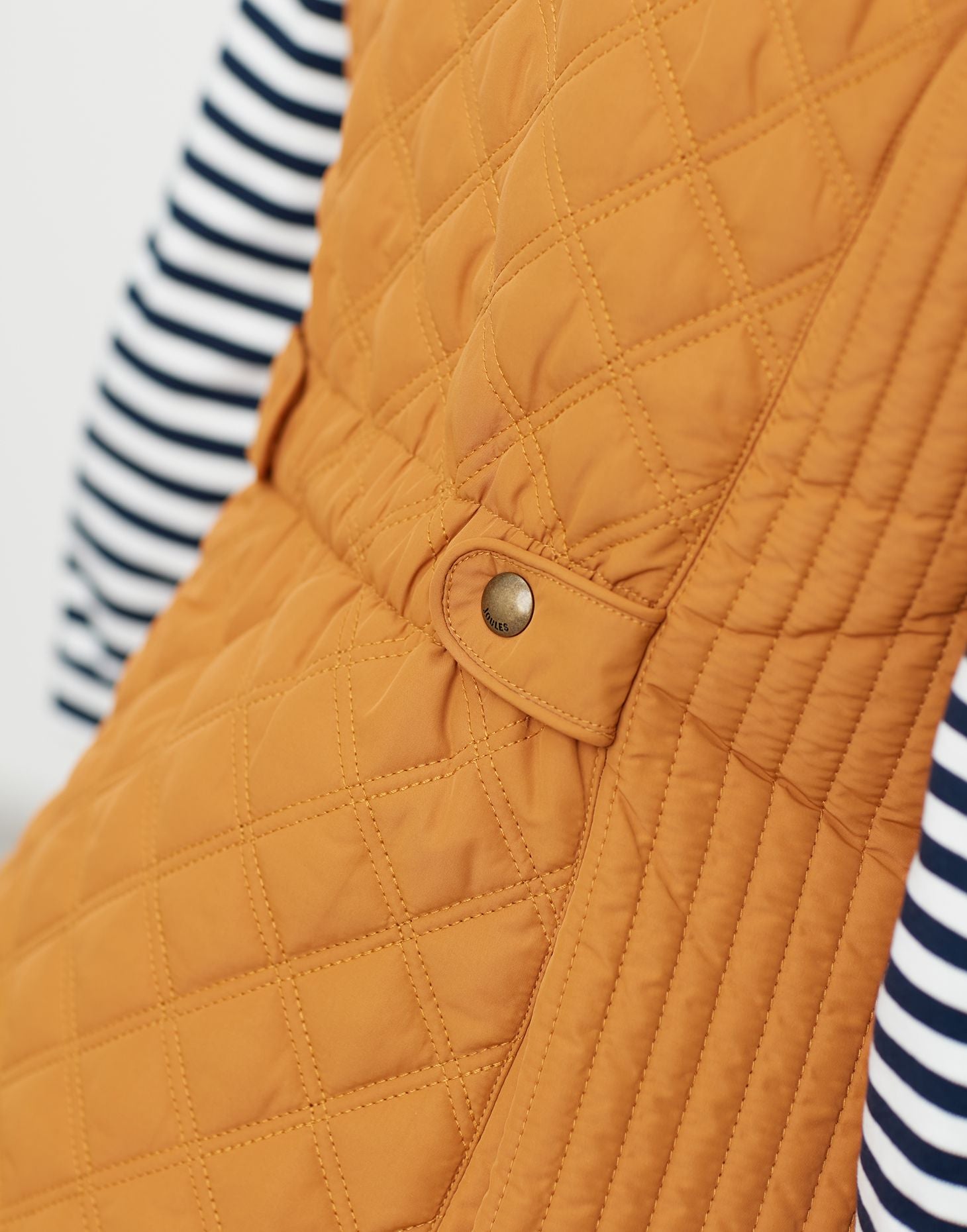 Minx Quilted Gilet - Golden