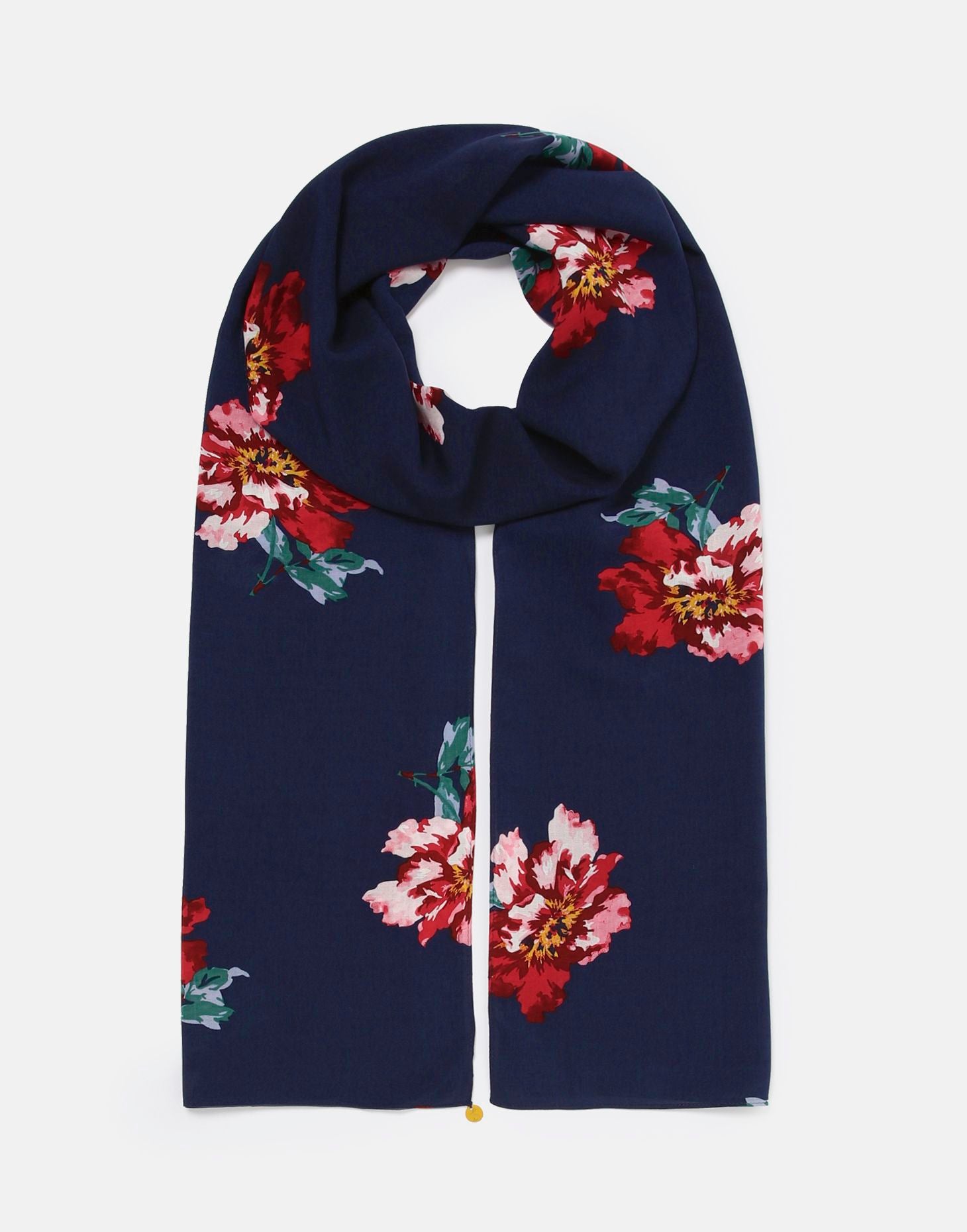 Conway Printed Scarf Navy Peony