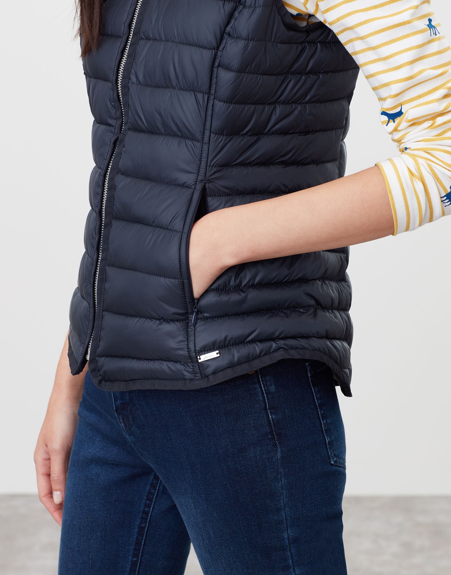 Joules - Women's Furlton Quilted Gilet - Navy