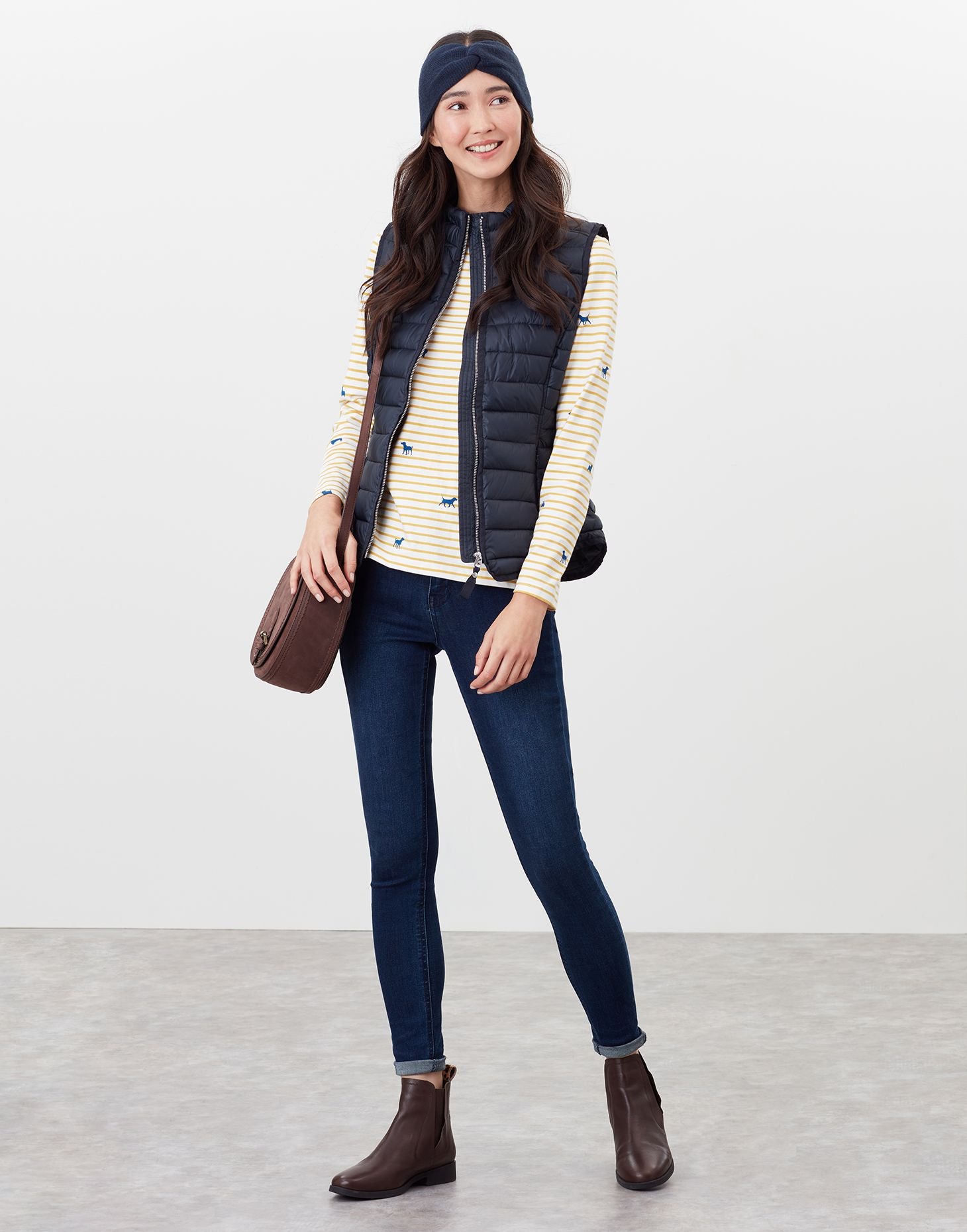 Joules - Women's Furlton Quilted Gilet - Navy