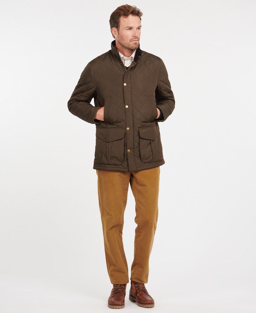 Men's Devon Quilted Jacket - Olive