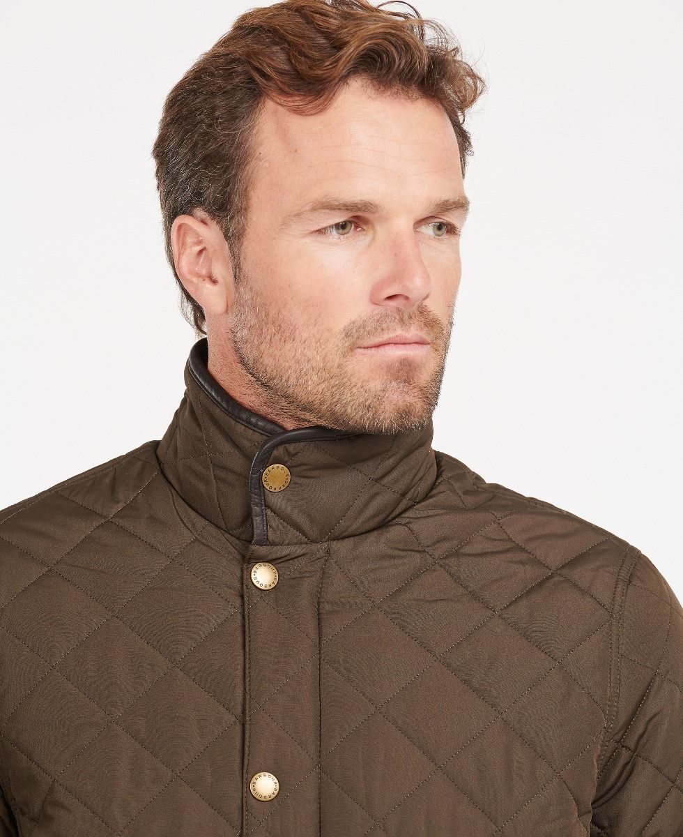 Devon Quilted Jacket - Olive