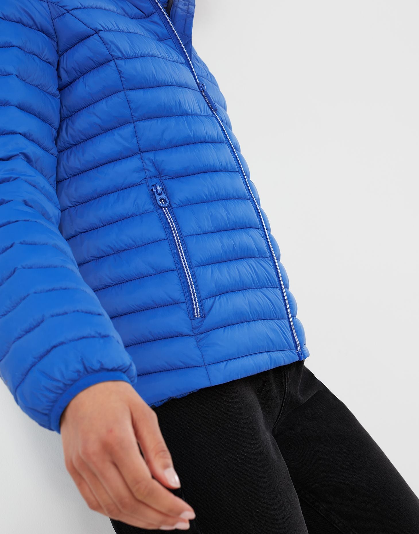 Women's Snug Resistant Packable Padded Jacket - Blue
