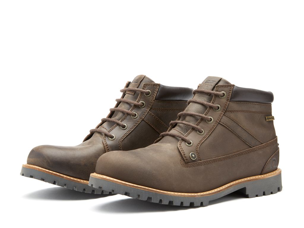 Men's Grampian Shoes - Dark Brown